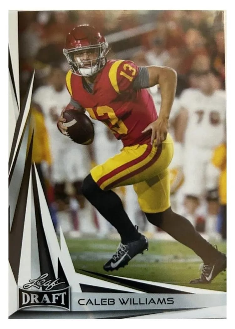 2023 Leaf Draft V2 Caleb Williams #B2-2 card