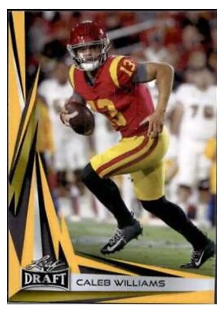 2023 Leaf Draft V2 Caleb Williams Gold #B2-2 card