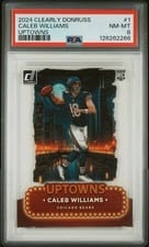 2024 Clearly Donruss Uptowns Caleb Williams #1 card