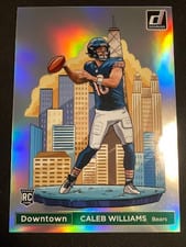 2024 Panini Donruss Oversized Downtown Caleb Williams #21 card