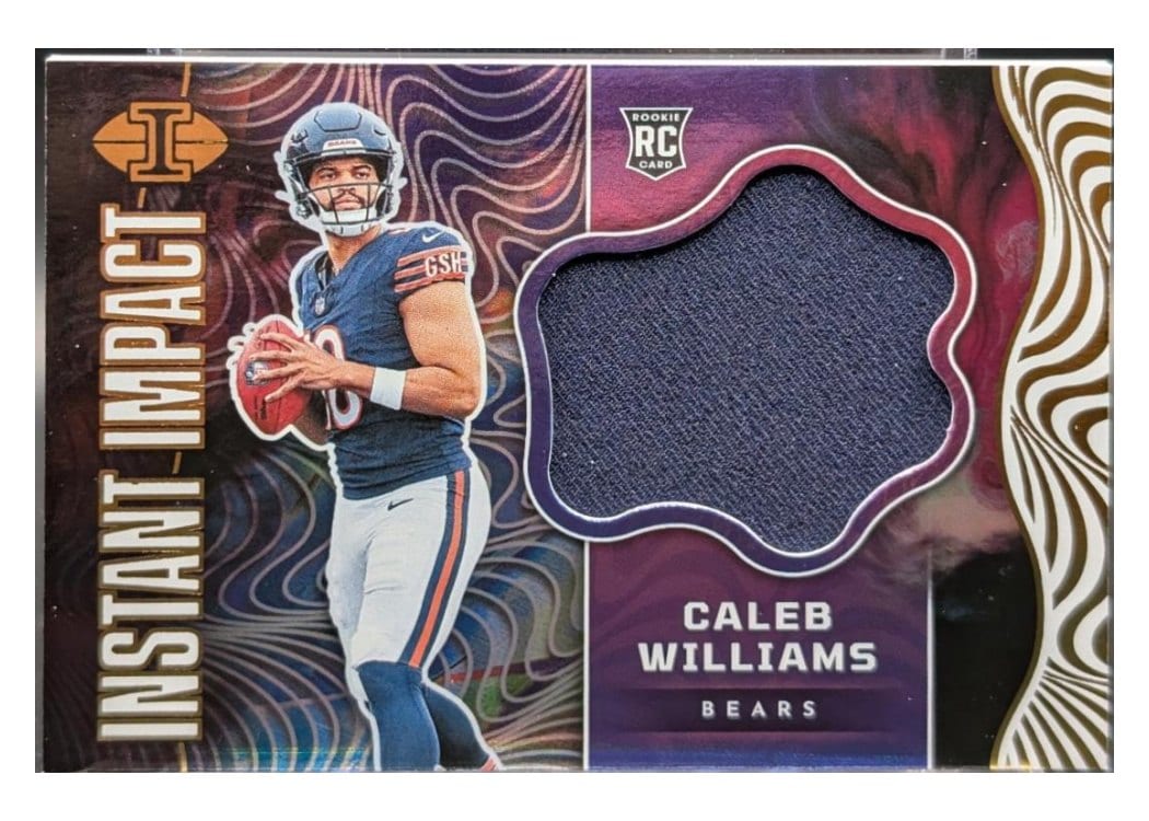 2024 Panini Illusions Instant Impact Relics Caleb Williams #1 card