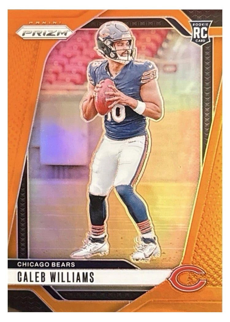 2024 Panini Prizm Caleb Williams Orange #301 card