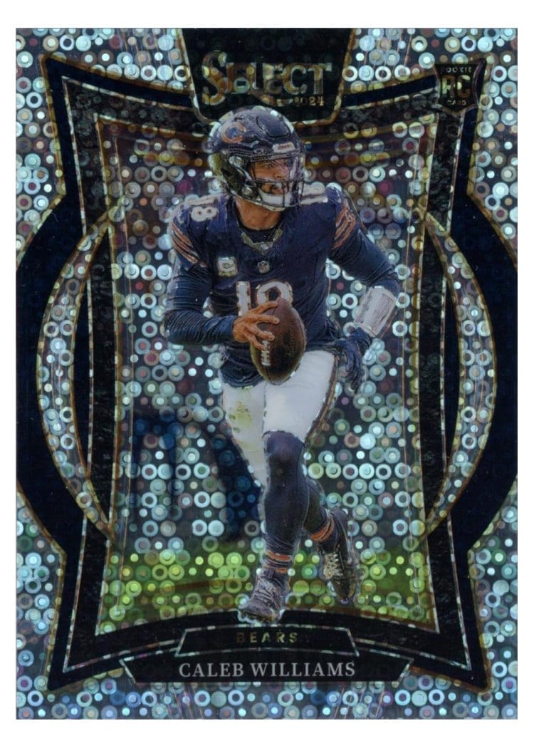 2024 Panini Select Caleb Williams Disco Prizm #25 card