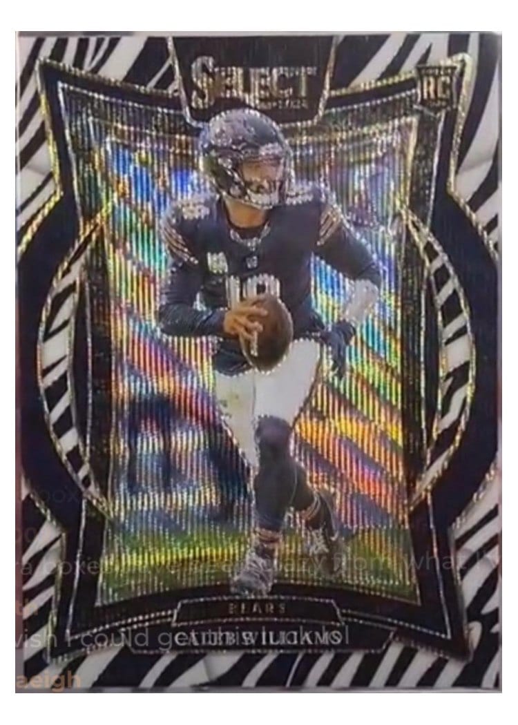 2024 Panini Select Caleb Williams #25 card