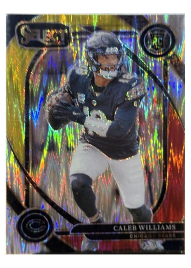 2024 Panini Select Base Set Caleb Williams Black Prizm #216 card