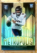 2024 Panini Totally Certified Metropolis Mirror Caleb Williams #12 card