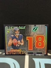 2024 Panini Zenith Behind The Numbers Caleb Williams #1 card