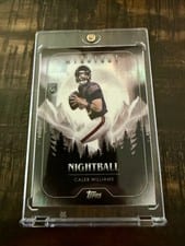 2024 Topps Midnight Nightball Caleb Williams #NB-5 card
