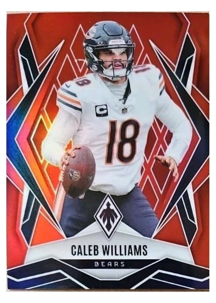 2025 Panini Phoenix Base Set Caleb Williams Red #11 card