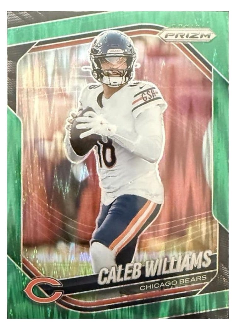 2025 Panini Prizm Base Set Caleb Williams #124 card