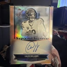 2025 Topps Signature Class Supreme Signers Caleb Williams #SS-CW