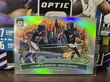 2024 Panini Donruss Optic Downtown Duos Caleb Williams / Rome Odunze #10 card