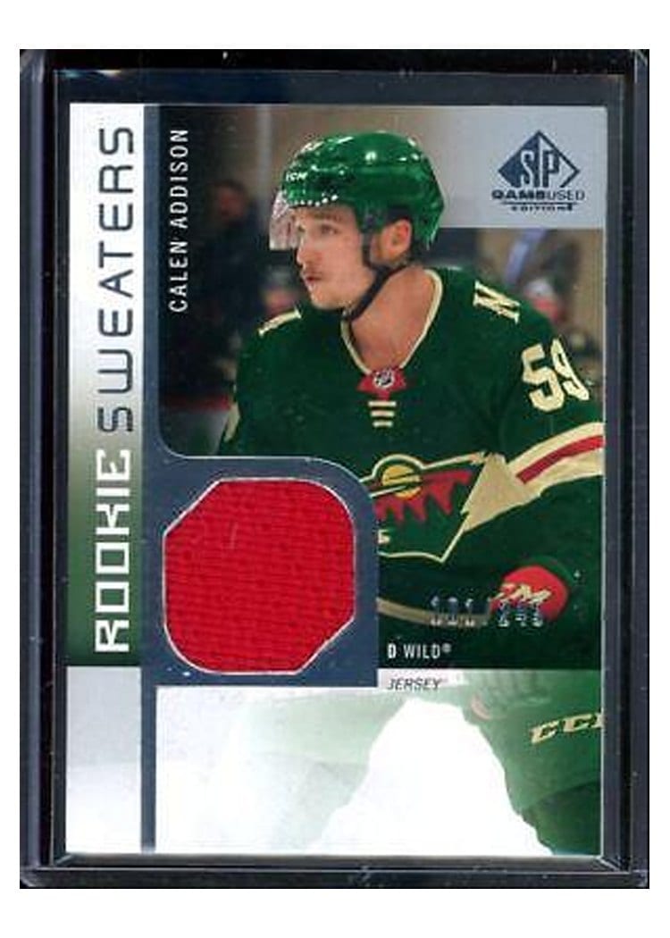 2021-22 SP Game Used Rookie Sweaters Calen Addison #RS-CA card