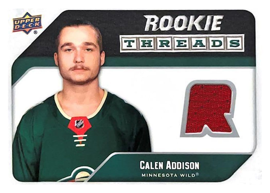 2021-22 Upper Deck Rookie Threads Retro Calen Addison #RT-CA card