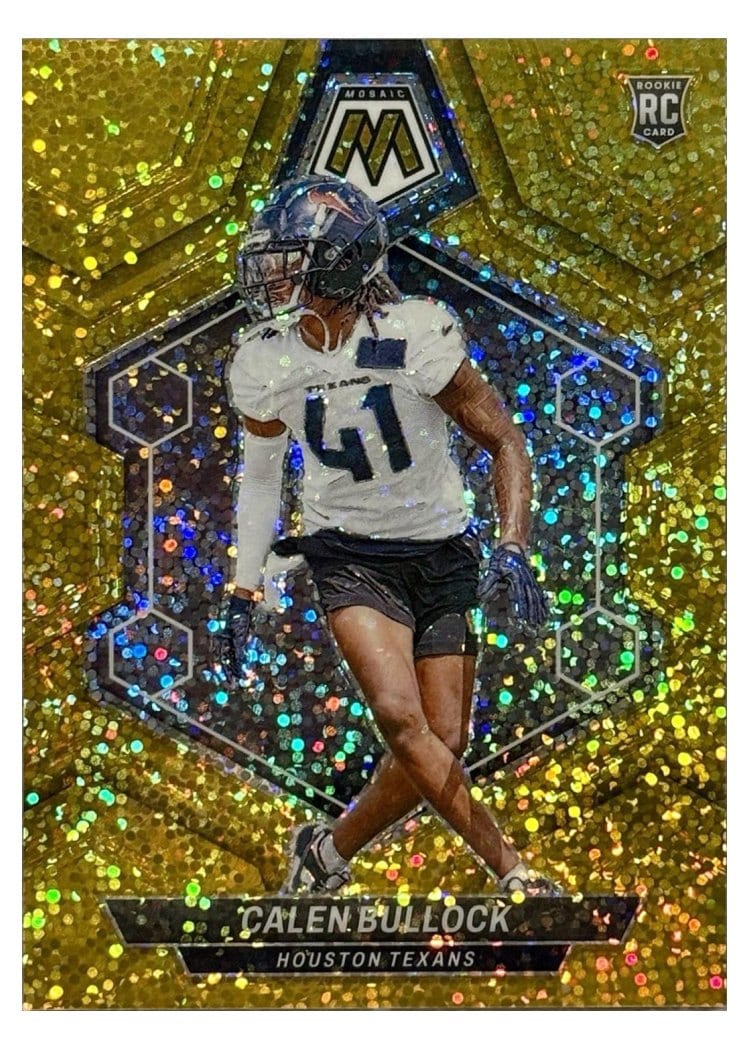 2024 Panini Mosaic Base Set Calen Bullock Gold Sparkle #365 card