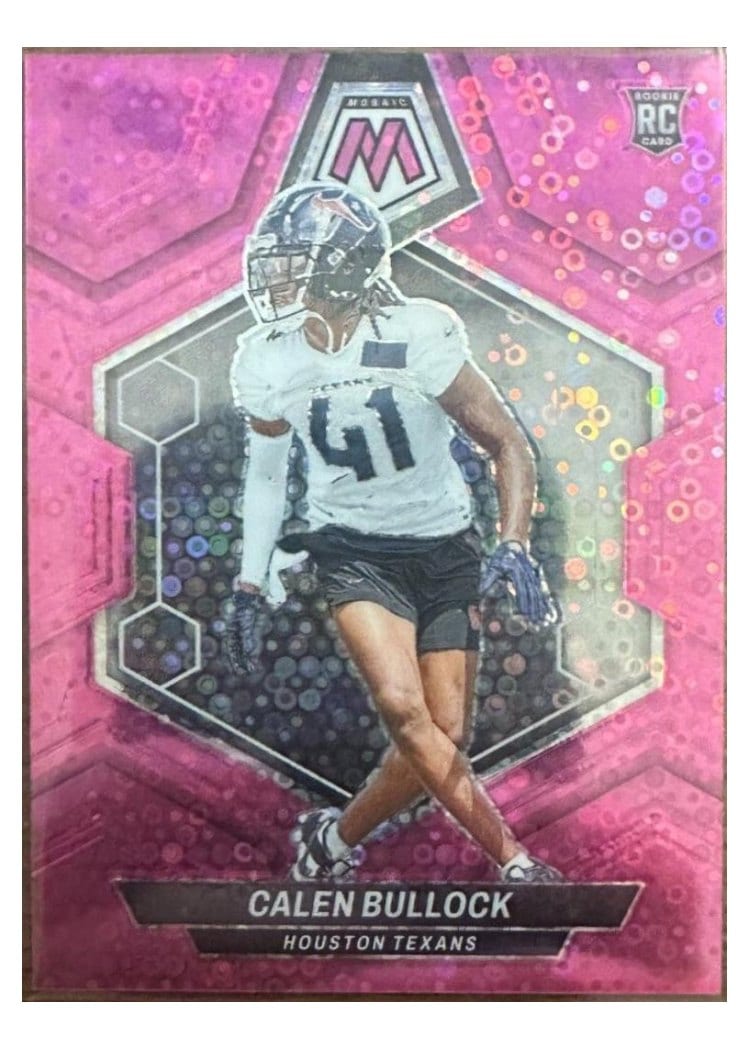 2024 Panini Mosaic Base Set Calen Bullock No Huddle Pink #365 card