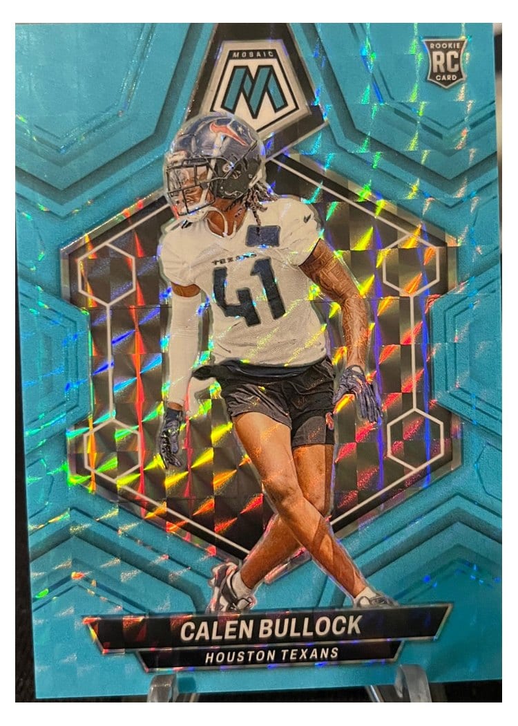 2024 Panini Mosaic Base Set Calen Bullock Blue Fluorescent #365 card