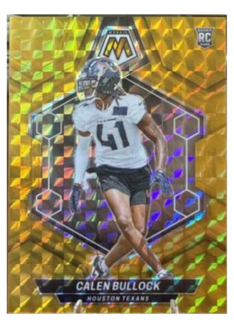 2024 Panini Mosaic Base Set Calen Bullock Gold #365 card