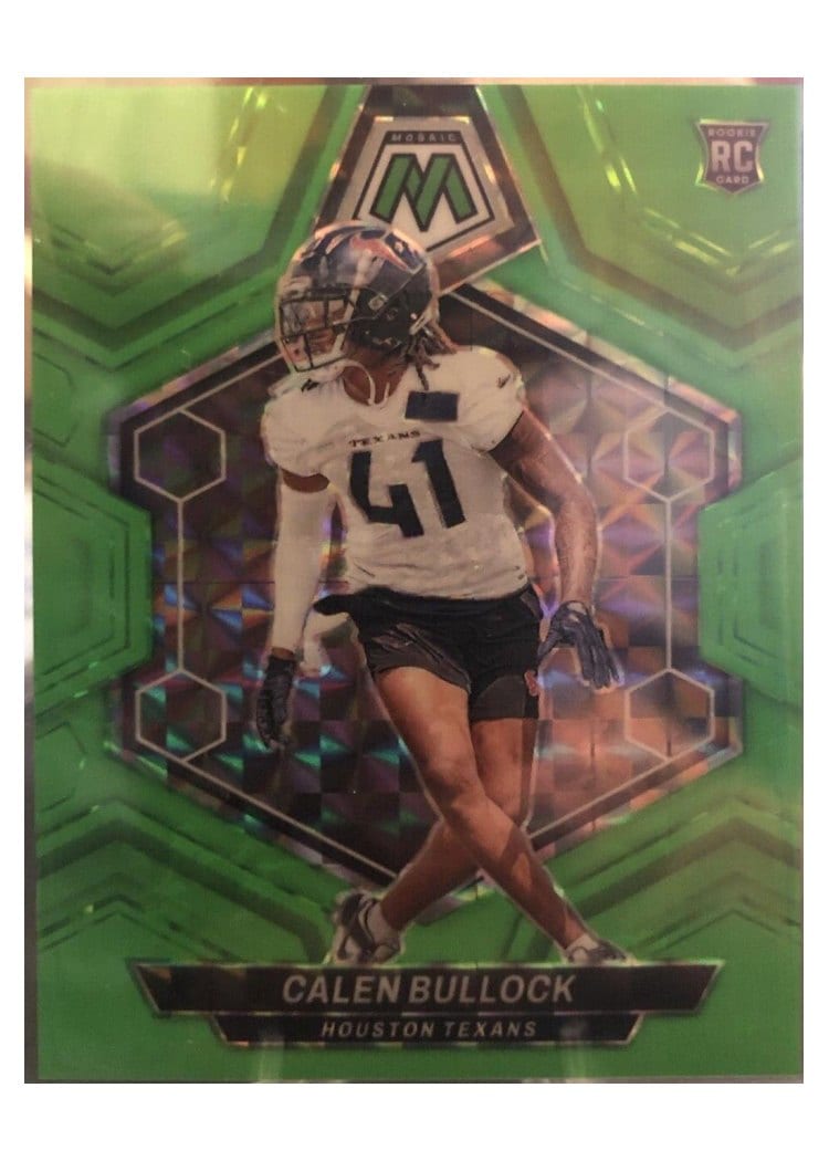 2024 Panini Mosaic Base Set Calen Bullock Green Fluorescent #365 card