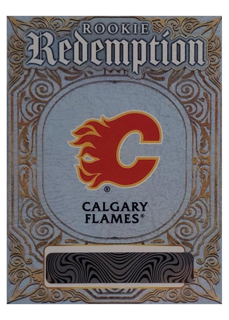 2025-26 Upper Deck Artifacts Base Rookie Redemption Calgary Flames #RED-204 card