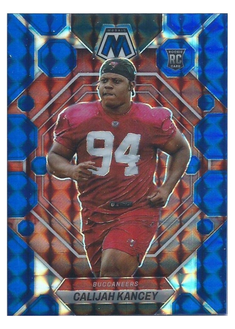 2023 Panini Mosaic Base Set Calijah Kancey Blue #293 card