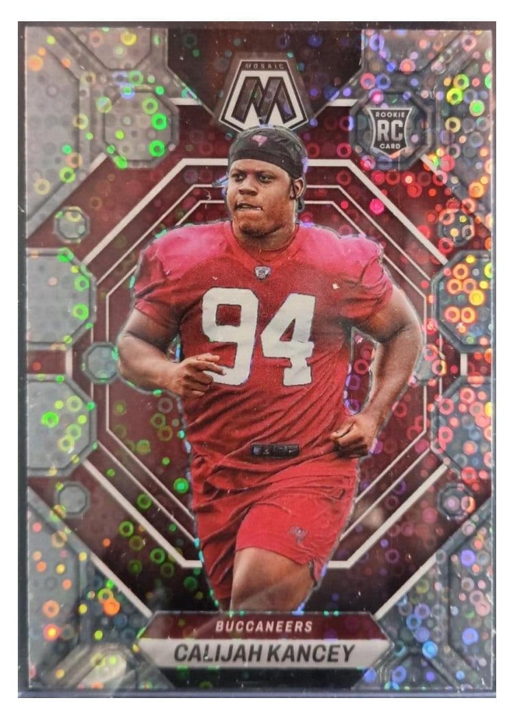 2023 Panini Mosaic Base Set Calijah Kancey No Huddle Silver #293 card