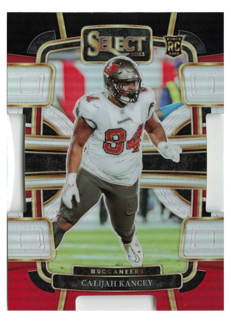 2023 Panini Select Base Set Calijah Kancey Black Prizm #93 card