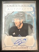 2023-24 Upper Deck Artifacts Autograph Facts Calle Jarnkrok #AF-CJ card
