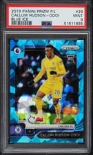 2019 Panini Prizm Premier League Callum Hudson Odoi Blue Ice #29 card