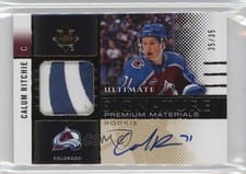 2024-25 Upper Deck Ultimate Collection Rookie Signature Premium Materials Calum Ritchie #RSM-CR