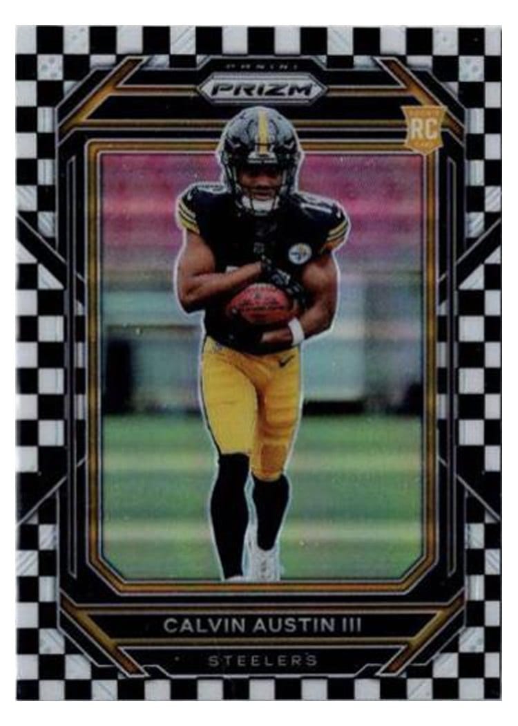 2022 Panini Prizm Base Set Calvin Austin III #338 card