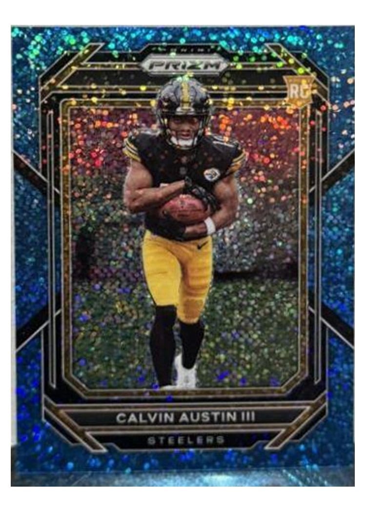 2022 Panini Prizm Base Set Calvin Austin III #338 card