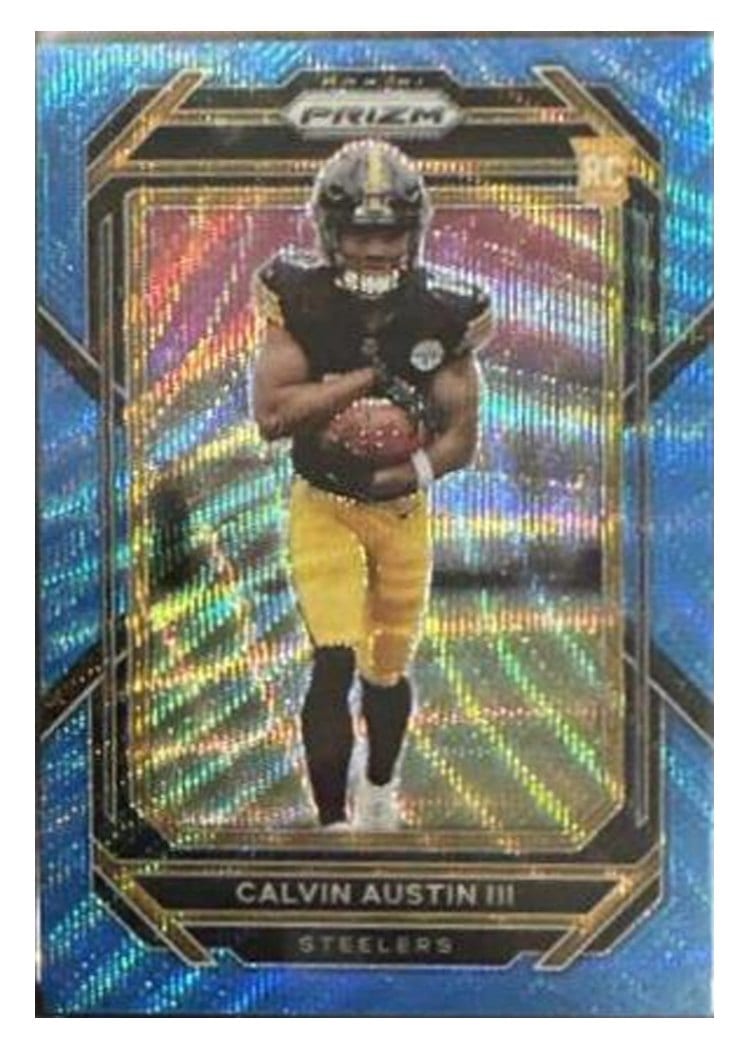 2022 Panini Prizm Base Set Calvin Austin III #338 card