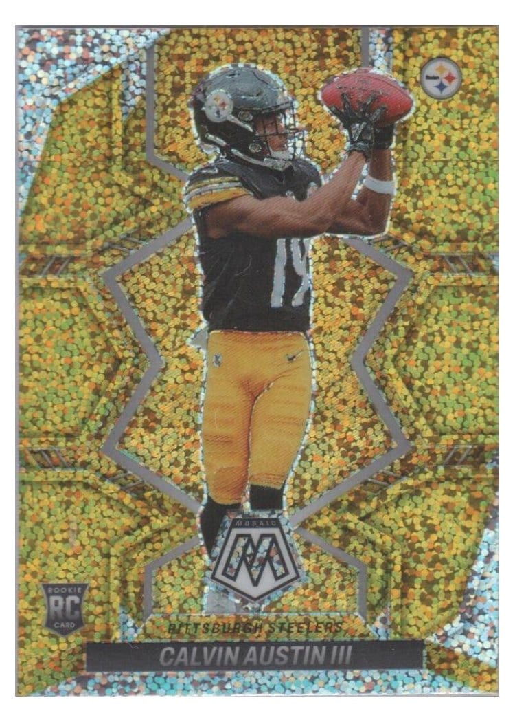 2022 Panini Prizm Base Set Calvin Austin III #338 card