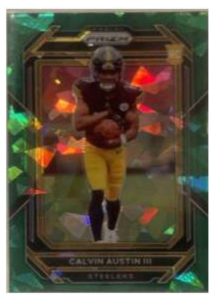 2022 Panini Prizm Base Set Calvin Austin III #338 card