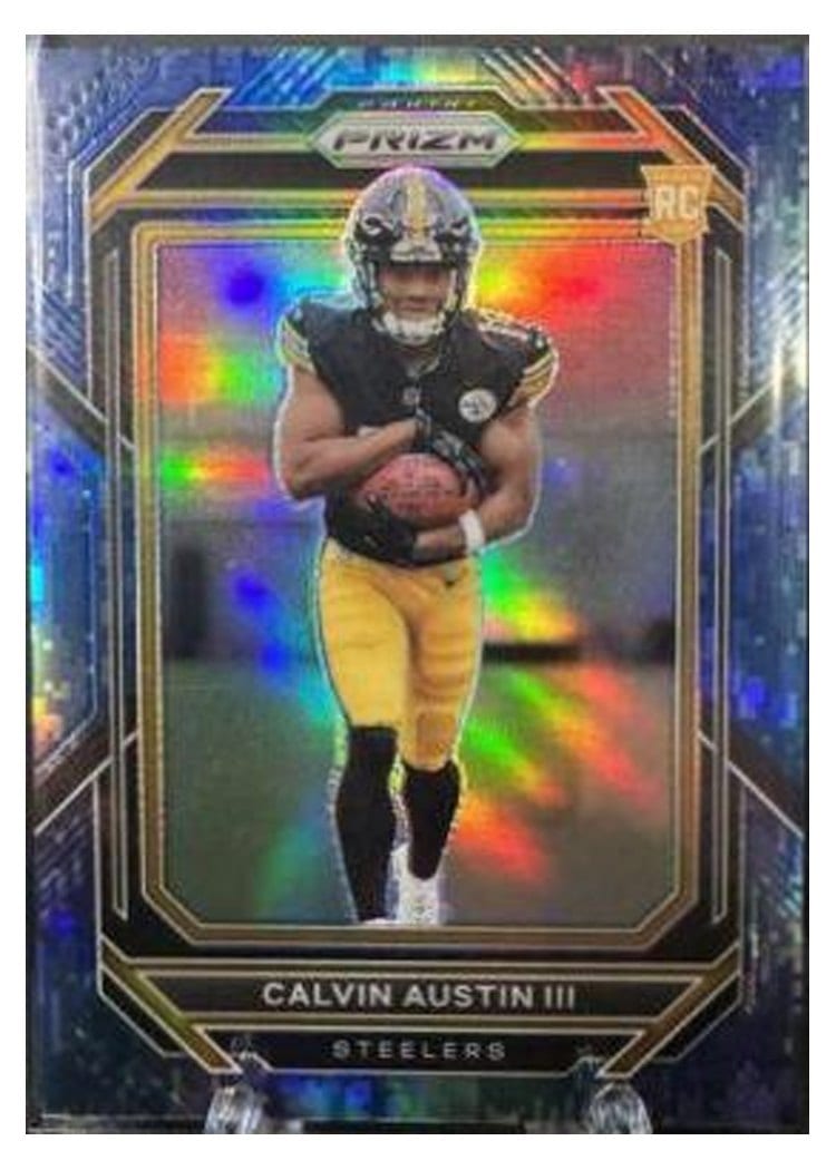 2022 Panini Prizm Base Set Calvin Austin III #338 card