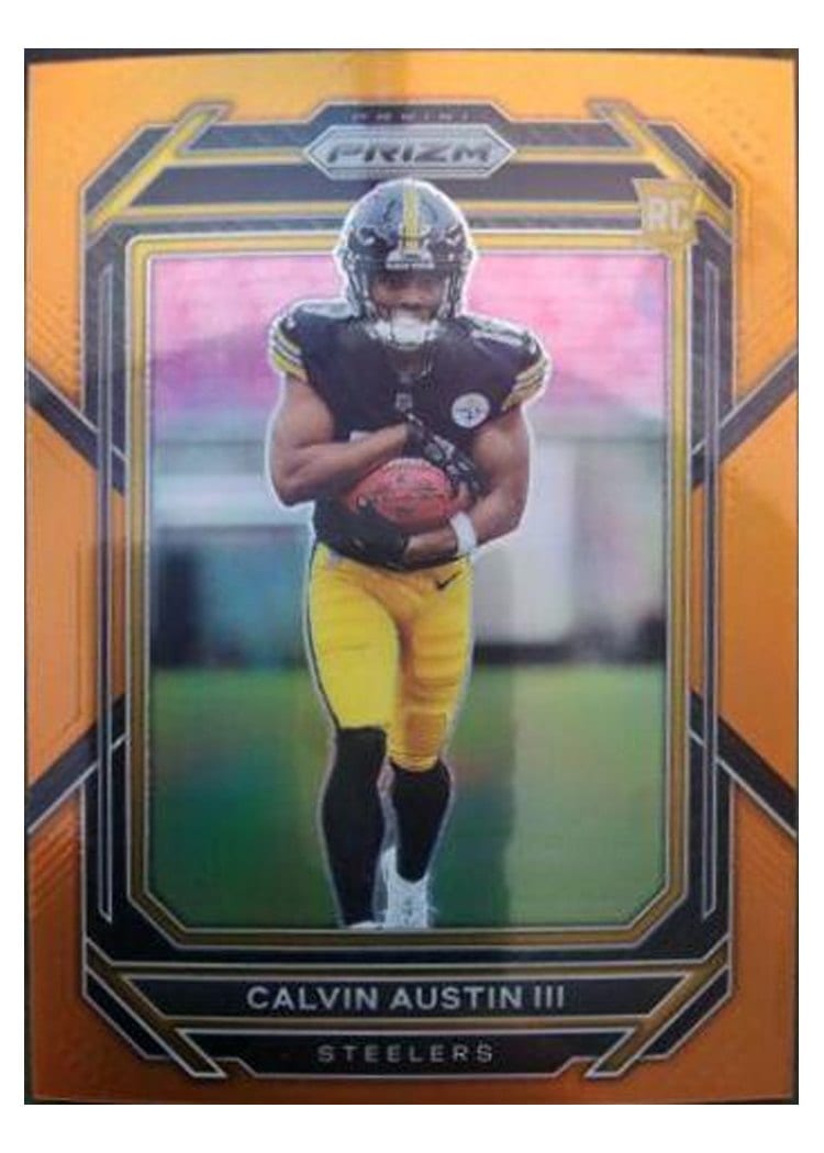 2022 Panini Prizm Base Set Calvin Austin III #338 card