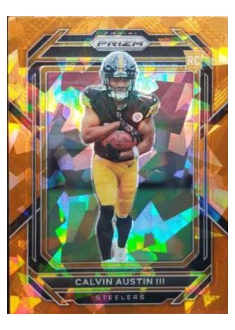 2022 Panini Prizm Base Set Calvin Austin III #338 card