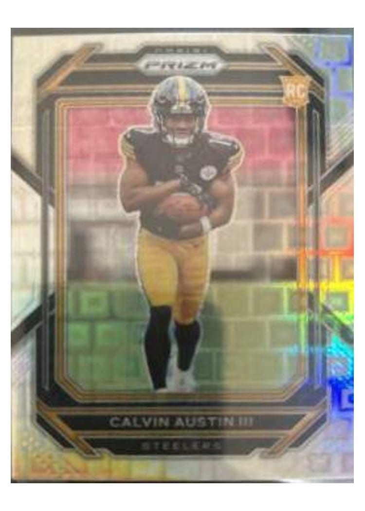 2022 Panini Prizm Base Set Calvin Austin III #338 card
