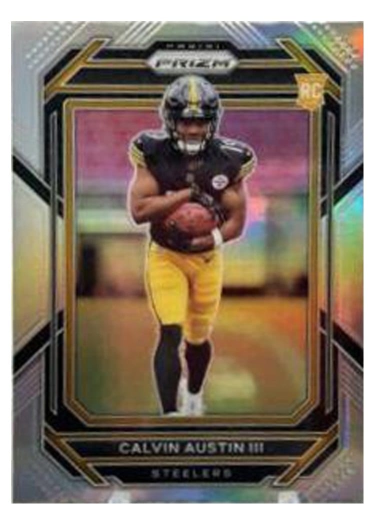 2022 Panini Prizm Base Set Calvin Austin III #338 card