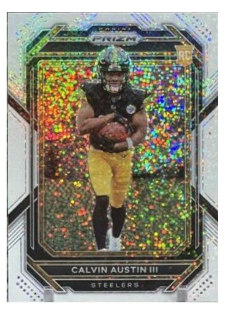 2022 Panini Prizm Base Set Calvin Austin III #338 card