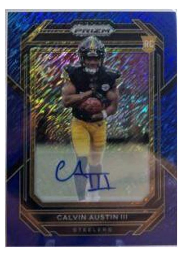2022 Panini Prizm Base Set Calvin Austin III #338 card