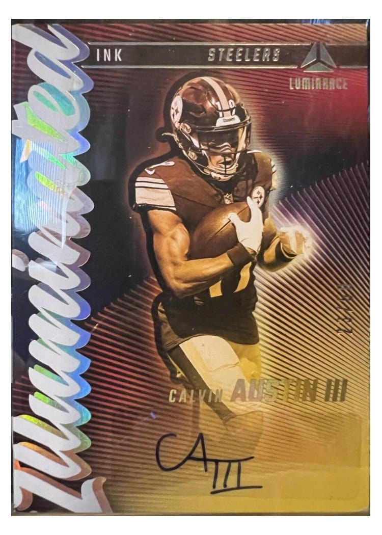 2024 Panini Luminance Illuminated Ink Calvin Austin III #II-CAN card