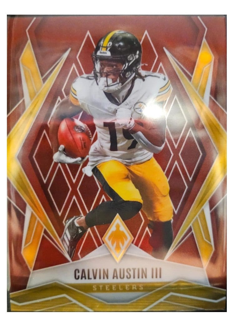 2025 Panini Phoenix Base Set Calvin Austin III Red #121 card