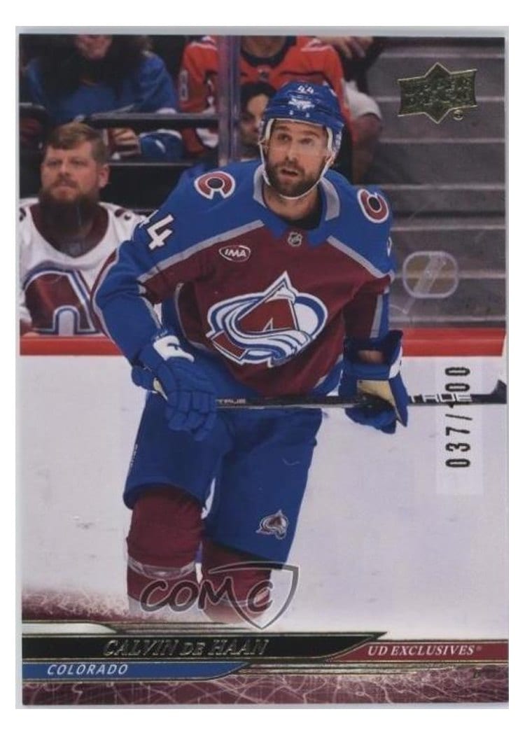 2024-25 Upper Deck Base Set Calvin de Haan #533 card