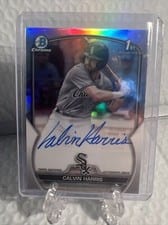 2023 Bowman Draft Chrome Prospect Autographs Calvin Harris #CDA-CHA card