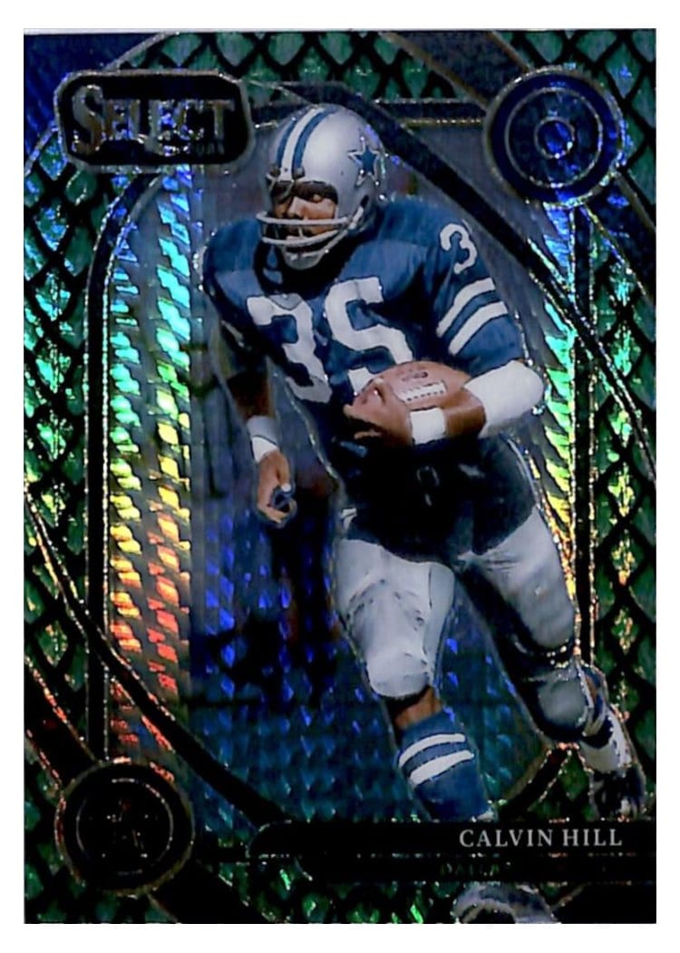 2024 Panini Select Base Set Calvin Hill Dragon Scale Prizm #215 card