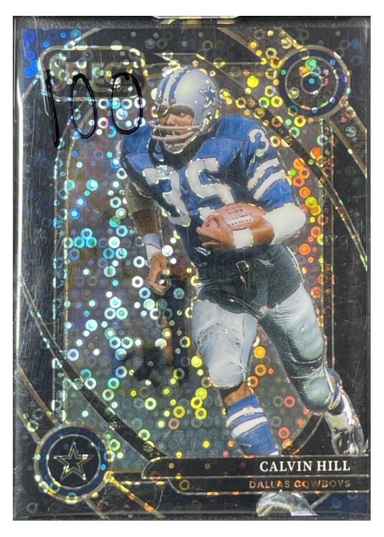 2024 Panini Select Base Set Calvin Hill Black Disco Prizm #215 card