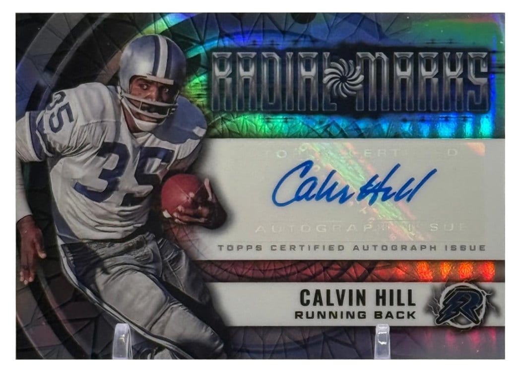 2024 Topps Resurgence Radial Marks Calvin Hill #RM-CH card