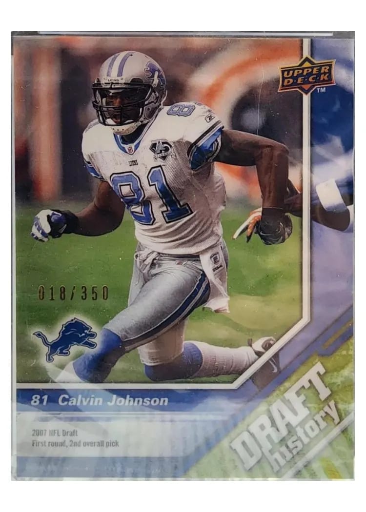 2009 Upper Deck Draft Edition Calvin Johnson #186 card